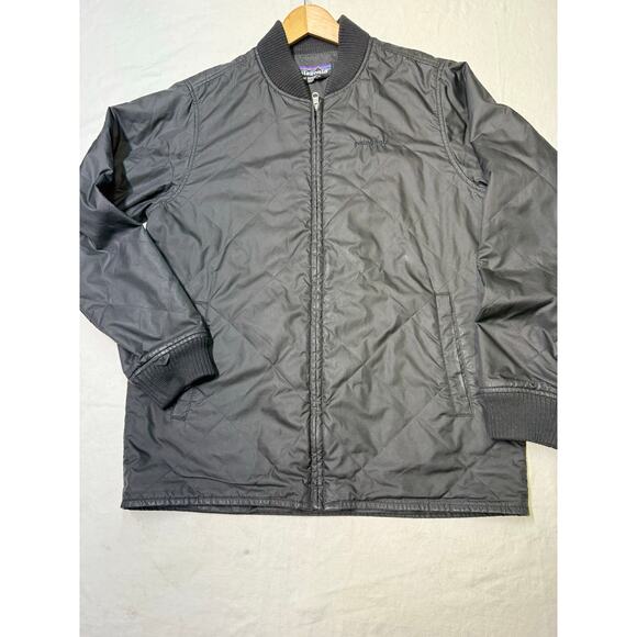SOLD SOLD NOT FOR SALE Bomber Jacket full zipper Insulated size M black - Picture 11 of 13